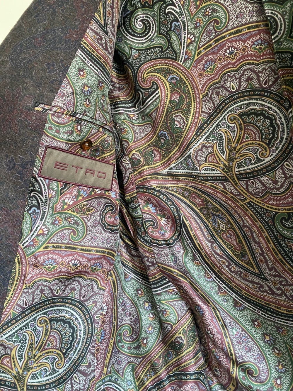 ETRO Paisley Wool–Silk Blazer | Made in Italy - Picture 10 of 15